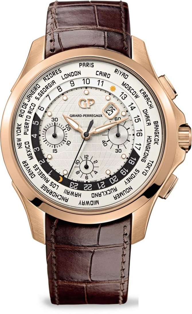 Girard Perregaux 49700-52-134-ВB6B WW.TC Traveller Chronograph