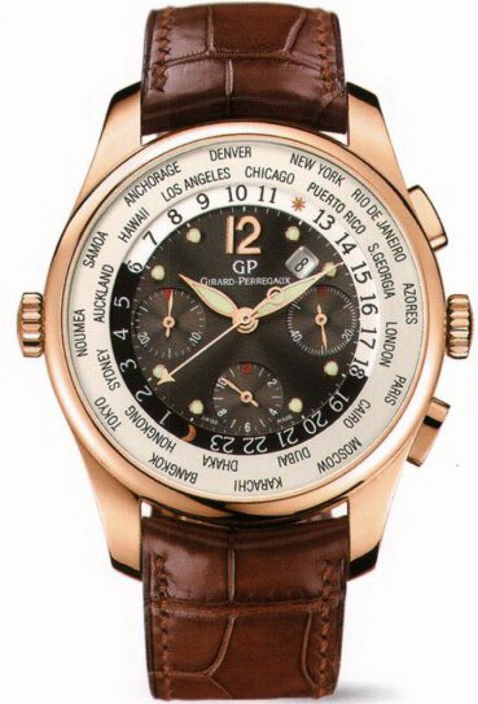 Girard Perregaux 49805-52-251-BACA WW.TC Traveller Chronograph