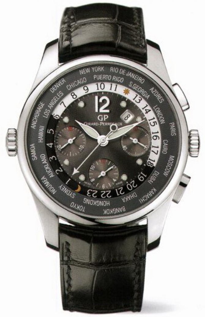 Girard Perregaux 49805-53-252-BA6A WW.TC Traveller Chronograph