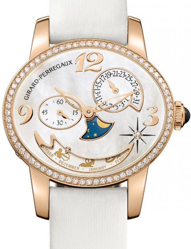 Girard Perregaux 80483D52A761-KK7A Cat's Eye Annual & Zodiac Calendars 