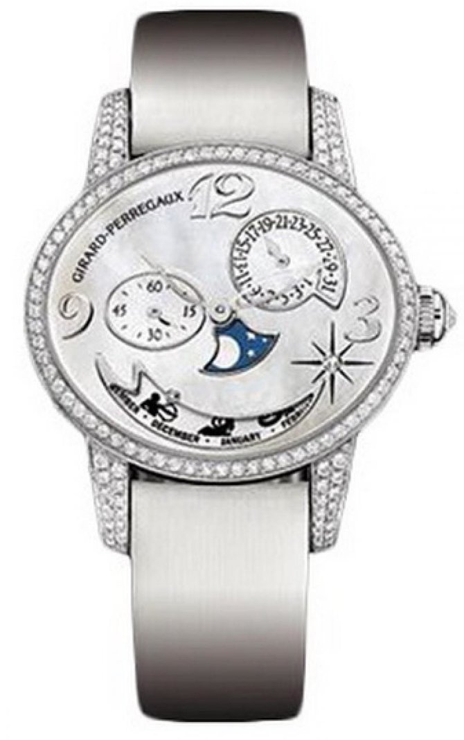Girard Perregaux 80483D53P761-KK7A Cat's Eye Annual & Zodiac Calendars 