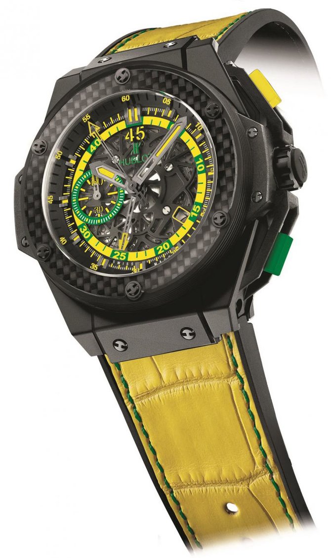 Hublot 716.СQ.1199.LR.SOL14 King Power Scolari Carbon Black Ceramic - фото 1