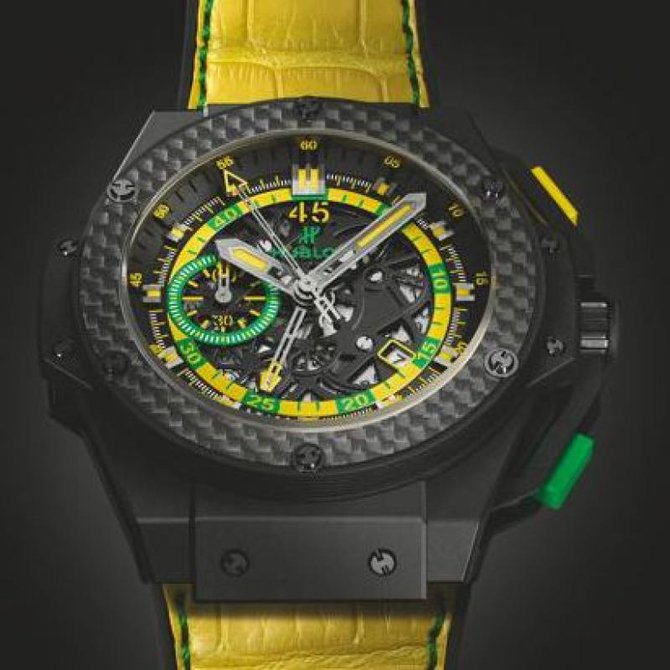 Hublot 716.СQ.1199.LR.SOL14 King Power Scolari Carbon Black Ceramic - фото 3