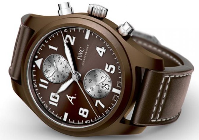IWC IW388005 Pilot's Chronograph The Last Flight Brown Ceramic 2014 - фото 2