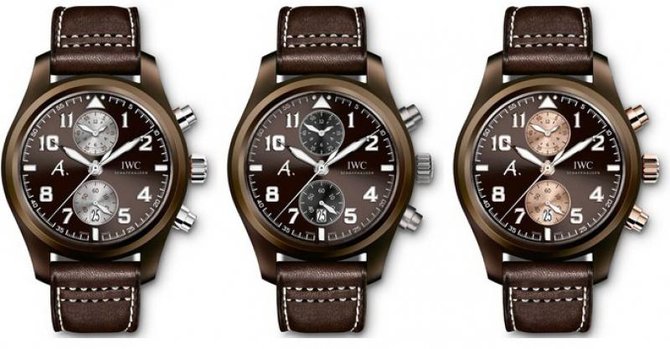 IWC IW388005 Pilot's Chronograph The Last Flight Brown Ceramic 2014 - фото 3