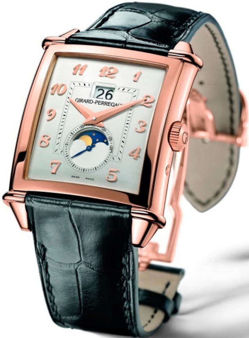 25882-52-121-BB6B Girard Perregaux XXL Large Date Moon Phase  Vintage 1945