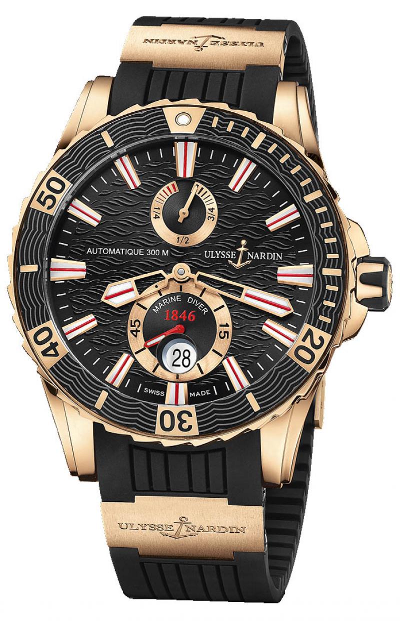 266-10-3/92 Ulysse Nardin Rose Gold Maxi Marine Diver