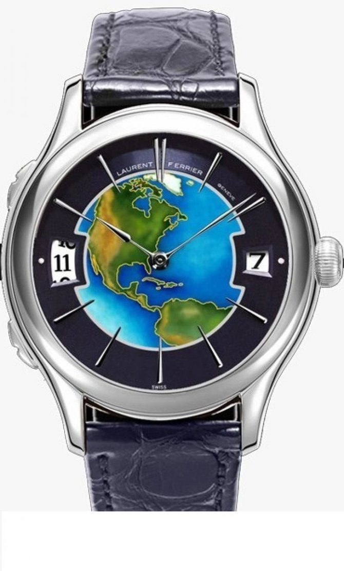 Laurent Ferrier Galet Traveller Enamel US Limited Edition Galet Traveller 41 mm - фото 1