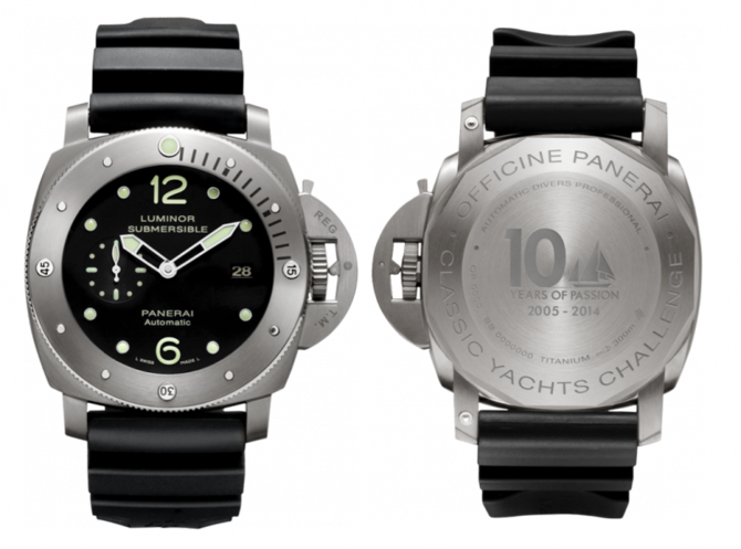 Officine Panerai PAM 00571 Special Editions 2014 Luminor 1950 Submersible 3 Days Automatic Titanio - фото 2