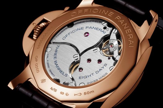 Officine Panerai PAM 00576 Luminor 1950 8 Days GMT Oro Rosso - фото 3