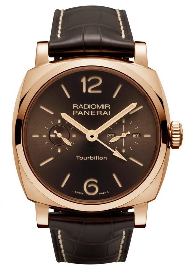 Officine Panerai PAM 00558 Special Editions 2014 Radiomir 1940 Tourbillon GMT Oro Rosso - фото 1