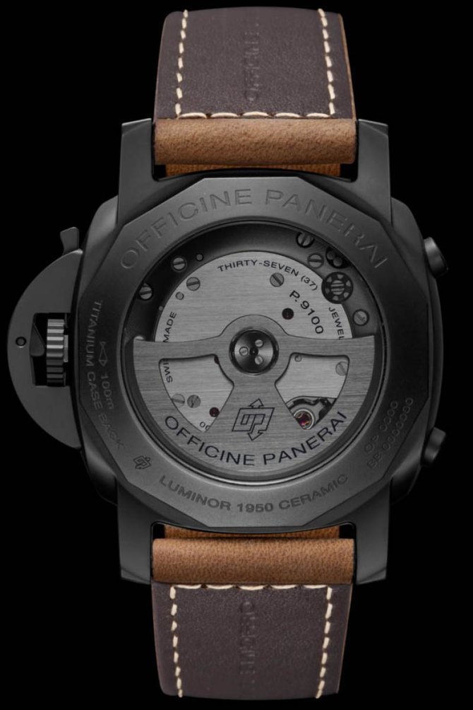 Officine Panerai PAM00580 Luminor 1950 3 Days Chrono Flyback Ceramica 44mm - фото 2