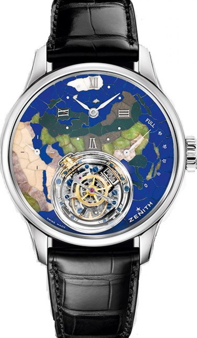 Zenith 40.2211.8804/91.C714 Academy CHRISTOPHE COLOMB PLANÈTE BLEUE
