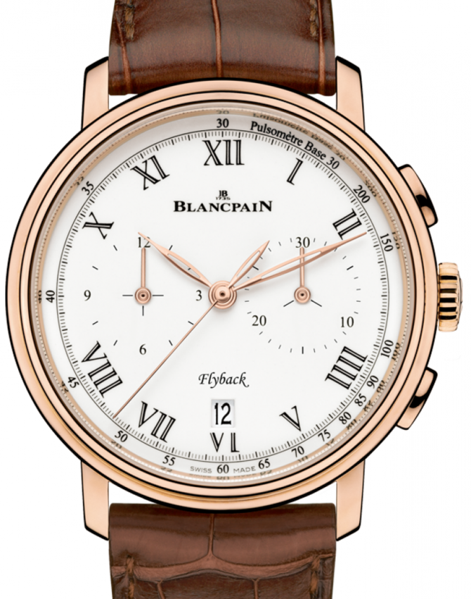 Blancpain 6680F-3631-55B Villeret Chronographe Flyback Pulsometre - фото 1