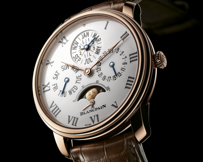 Blancpain 6659-3631-55B Villeret Quantieme Perpetuel 8 Jours - фото 3