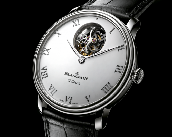 Blancpain 66240-3431-55B Villeret Tourbillon Volant Une Minute 12 Jours - фото 3