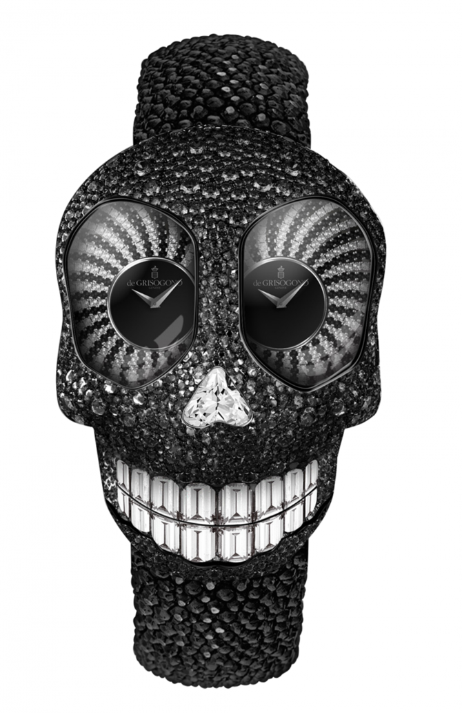 deGrisogono CRAZYSKULL S03 Crazyskull Quartz Dual Time - фото 1