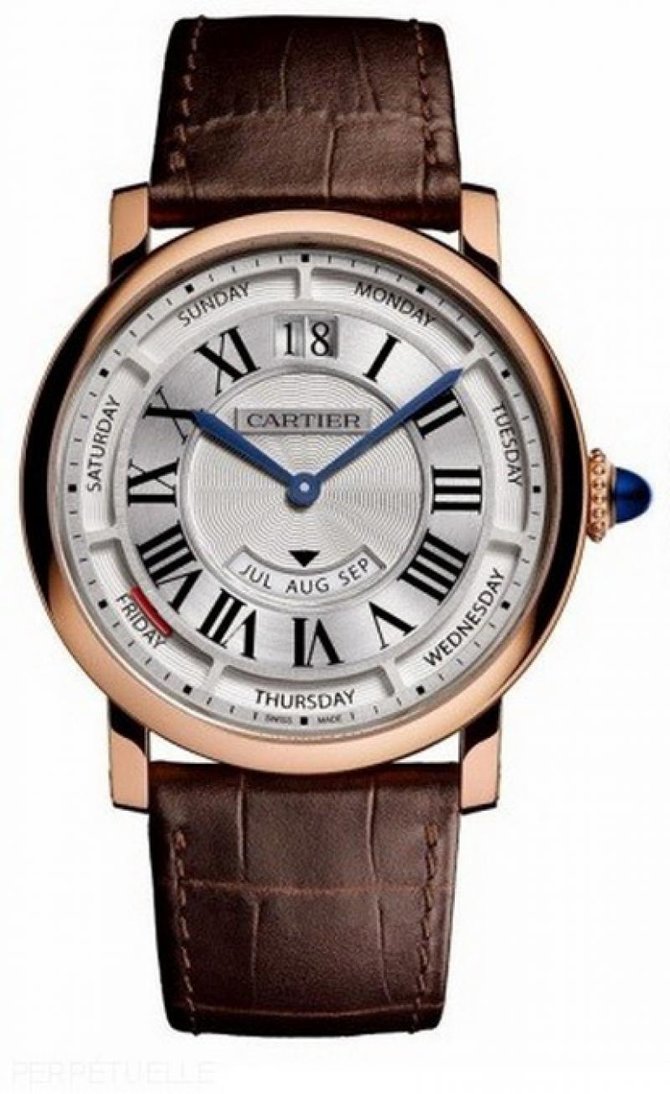Cartier Annual Calendar rg Rotonde De Cartier Gold