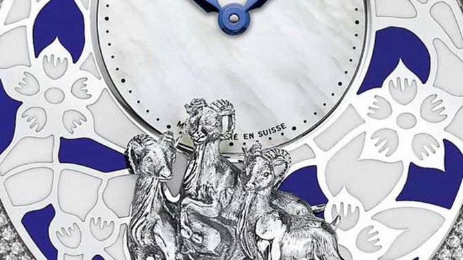 Jaquet Droz J005024277 Les Ateliers D'Art Petite Heure Minute Year of the Goat  - фото 2
