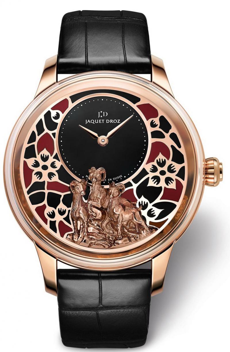 J005023278 Jaquet Droz Petite Heure Minute Year of the Goat  Les Ateliers D'Art