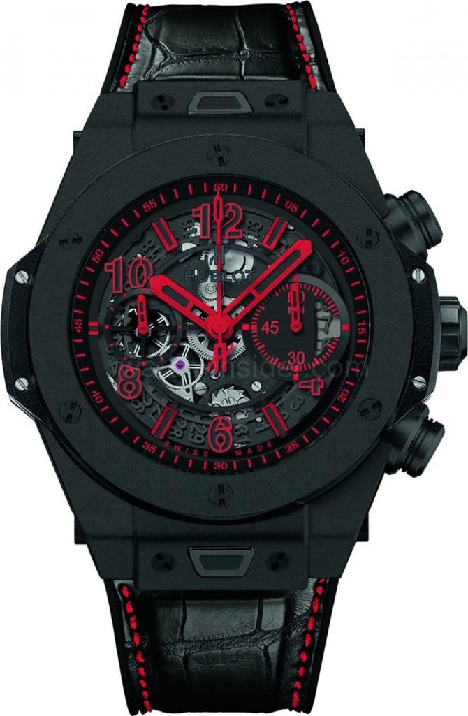 Hublot All Black Boutique Red Big Bang Unico HUB 1242  - фото 1