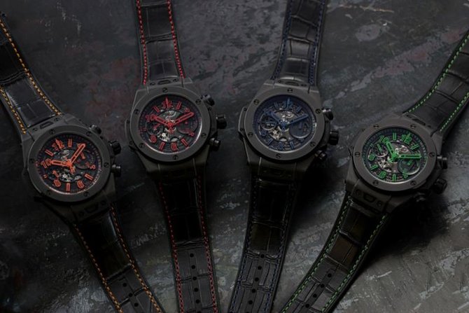 Hublot All Black Boutique Red Big Bang Unico HUB 1242  - фото 3