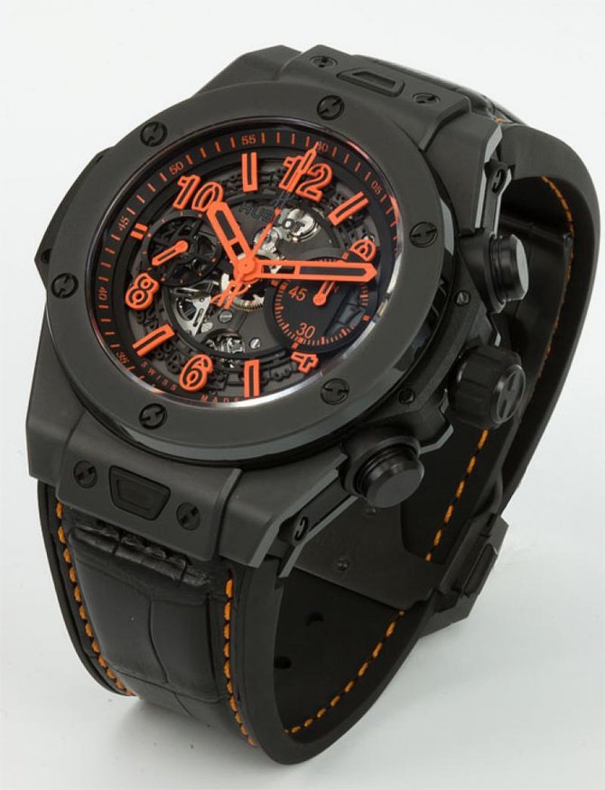 Hublot All Black Boutique Orange Big Bang Unico HUB 1242  - фото 2