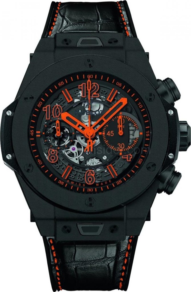 Hublot All Black Boutique Orange Big Bang Unico HUB 1242  - фото 1