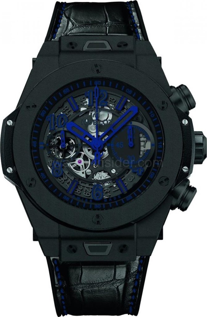 Hublot All Black Boutique Blue Big Bang Unico HUB 1242  - фото 1