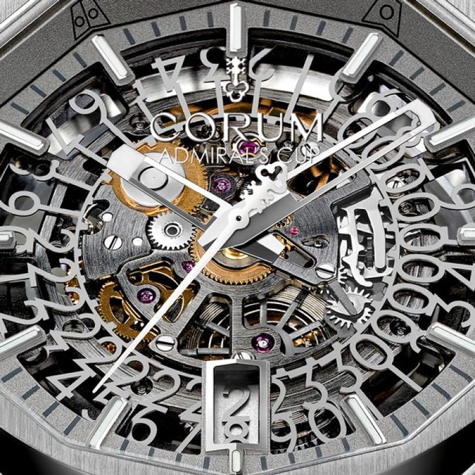Corum A082/02336-082.401.04/0F01 FH10 Admirals Cup Challenger AC One 45 Squelette - фото 2