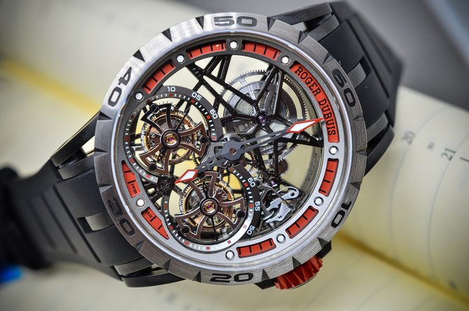 Roger Dubuis RDDBEX0481 Excalibur Spider Skeleton Double Flying Tourbillon - фото 4