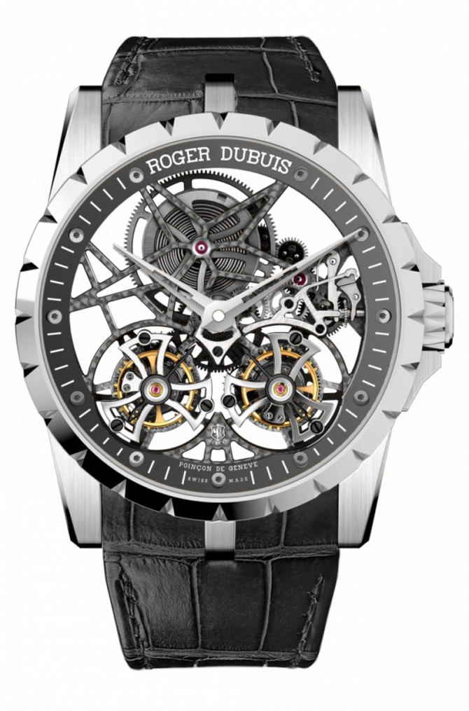 Roger Dubuis RDDBEX0281 Excalibur Double Flying Tourbillon Skeleton