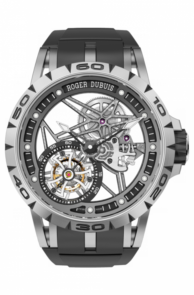 Roger Dubuis RDDBEX0479 Excalibur Flying Tourbillon Skeleton Spider