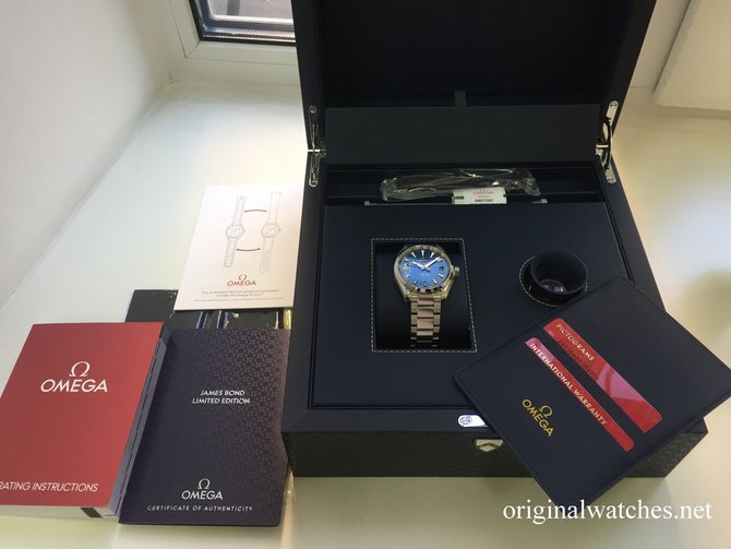 Omega 231.10.42.21.03.004 Seamaster Aqua Terra James Bond 007 Spectre  - фото 8