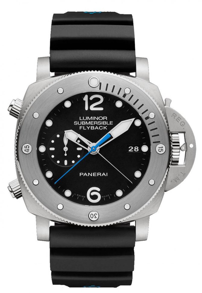 Officine Panerai PAM00614 Luminor Submersible Flyback Titanio - фото 1