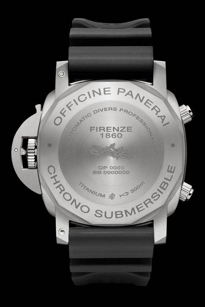 Officine Panerai PAM00614 Luminor Submersible Flyback Titanio - фото 2