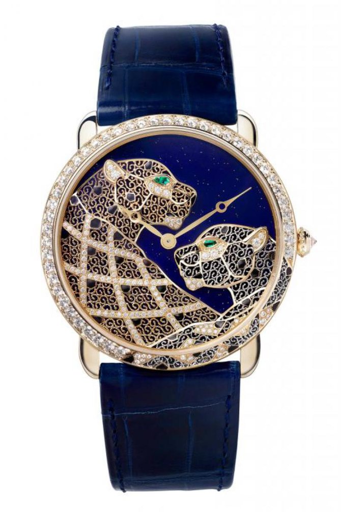 Cartier Ronde Pantheres Filigrane Ronde Louis Cartier Filigree 42 mm
