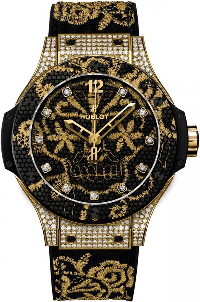 Hublot 343.VX.6580.NR.0804 Big Bang 41mm Ladies Broderie