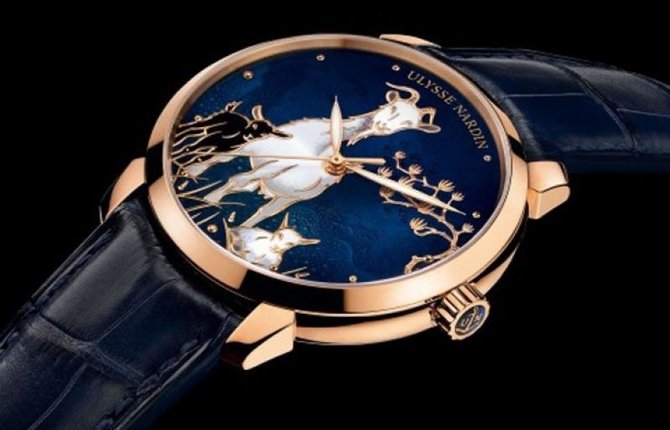Ulysse Nardin 8156-111-2/Chevre Classico Goat - фото 2