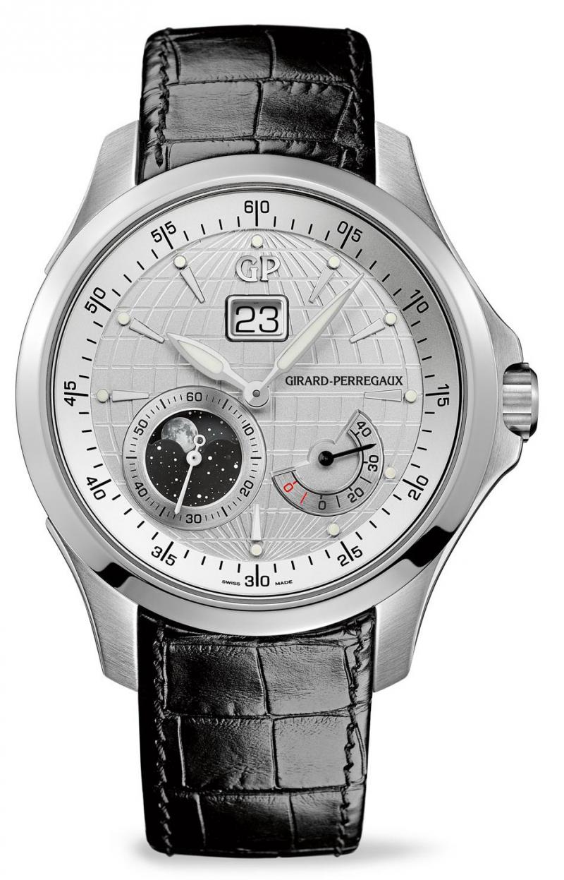 49650-11-132-BB6A Girard Perregaux Traveller Moon Phases And Large Date WW.TC