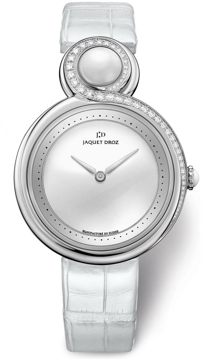 J014500241 Jaquet Droz Lady 8 White Ceramic Elegance Paris