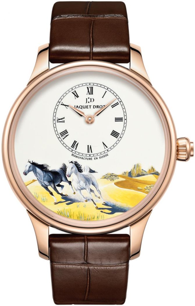 Jaquet Droz J005013204 Les Ateliers D'Art Petite Heure Minute Horses