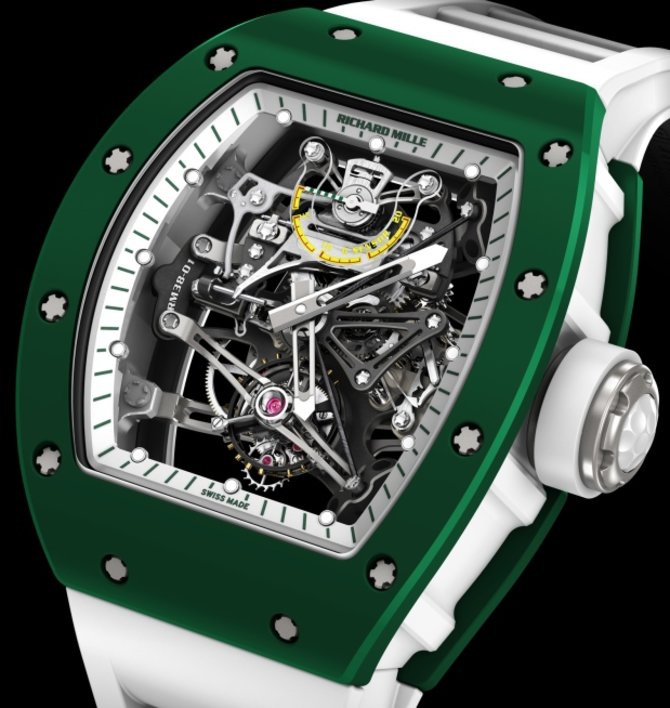 Richard Mille RM 38-01 Tourbillon G-sensor - Bubba Watson RM Titanium & Ceramic - фото 2