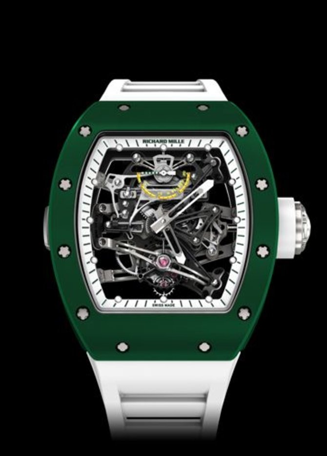 Richard Mille RM 38-01 Tourbillon G-sensor - Bubba Watson RM Titanium & Ceramic - фото 4