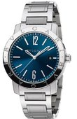 Bvlgari Часы Bvlgari Bvlgari Bulgari Bulgari Blue Dial Bracelet Automatic Date 41 mm