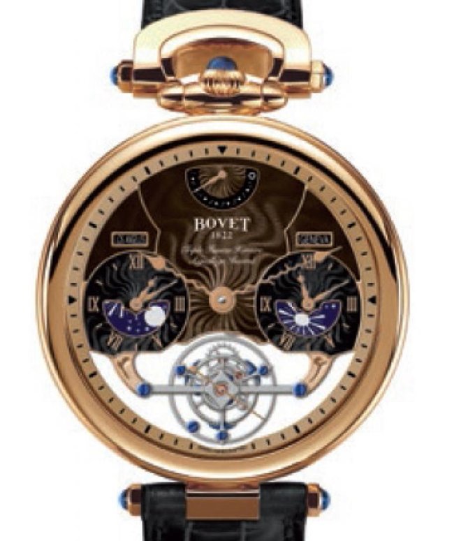 Bovet AIRS005 Fleurier Amadeo 46 Rising Star Triple Time Zone Tourbillon Reversed Hand-Fitting