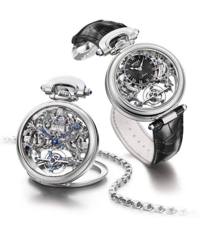 Bovet AIFSQ016 Fleurier Amadeo 44 Skeleton 7-Day Tourbillon Reversed Hand-Fitting