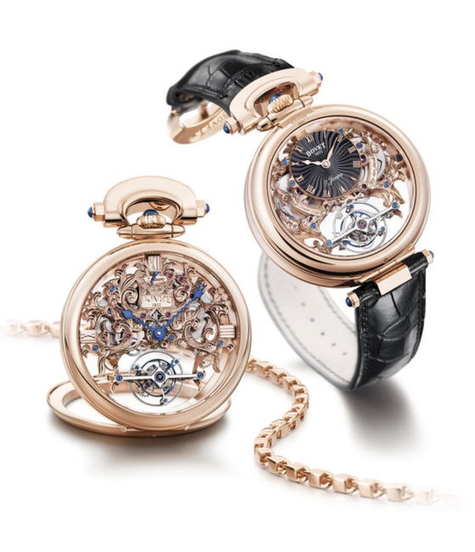 Bovet AIFSQ015 Fleurier Amadeo 44 Skeleton 7-Day Tourbillon Reversed Hand-Fitting