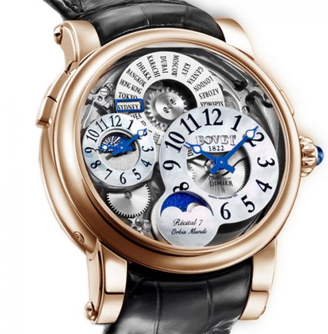 Bovet DTR7-RG-000-W3-01 Dimier Dimier Recital 7 45 Orbis Mundi