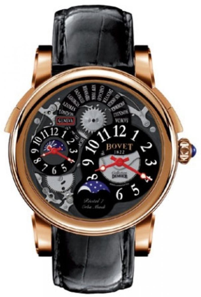 Bovet DTR7-RG-000-BA-02 Dimier Recital 7 Orbis Mundi Moon Phase